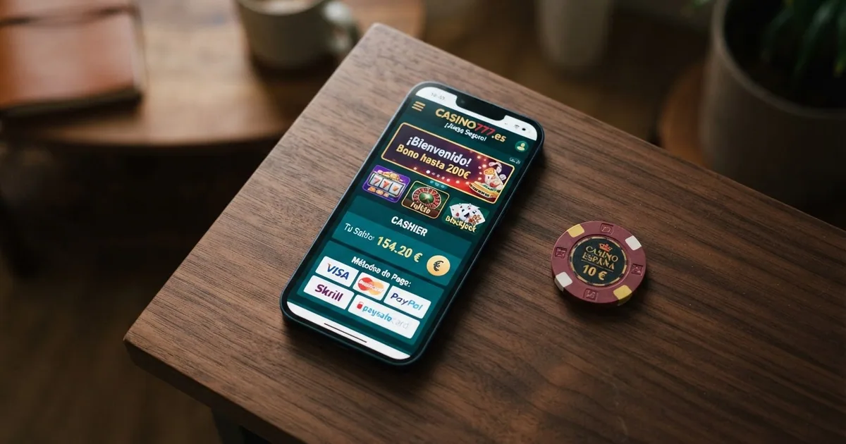 Interfaz de un casino online con licencia española donde Neteller aparece destacado entre los métodos de pago disponibles en el cajero