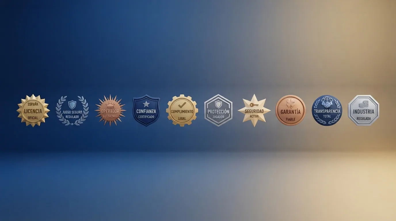 Logotipos de los principales operadores de casino con licencia DGOJ en España ordenados para su comparación