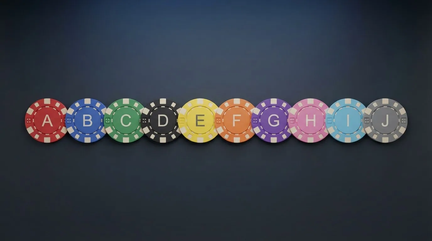 Tabla comparativa con los logotipos y datos principales de diez casinos online que aceptan USDC