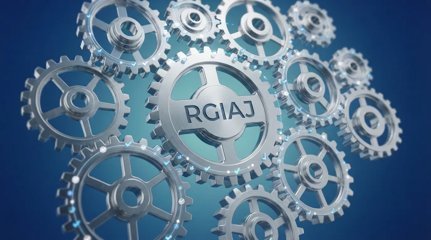 Esquema visual del flujo de bloqueo del RGIAJ: inscripción del jugador, notificación de la DGOJ a los operadores y suspensión de cuentas activas en un plazo de una a dos horas