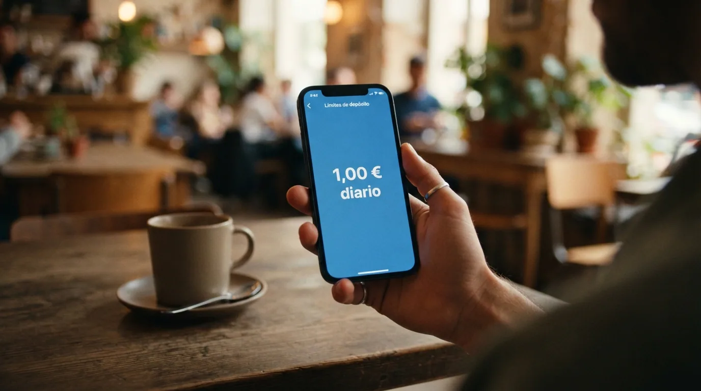 Cartel informativo con el teléfono 900 200 225 de FEJAR y el texto «Juego Responsable» sobre fondo azul