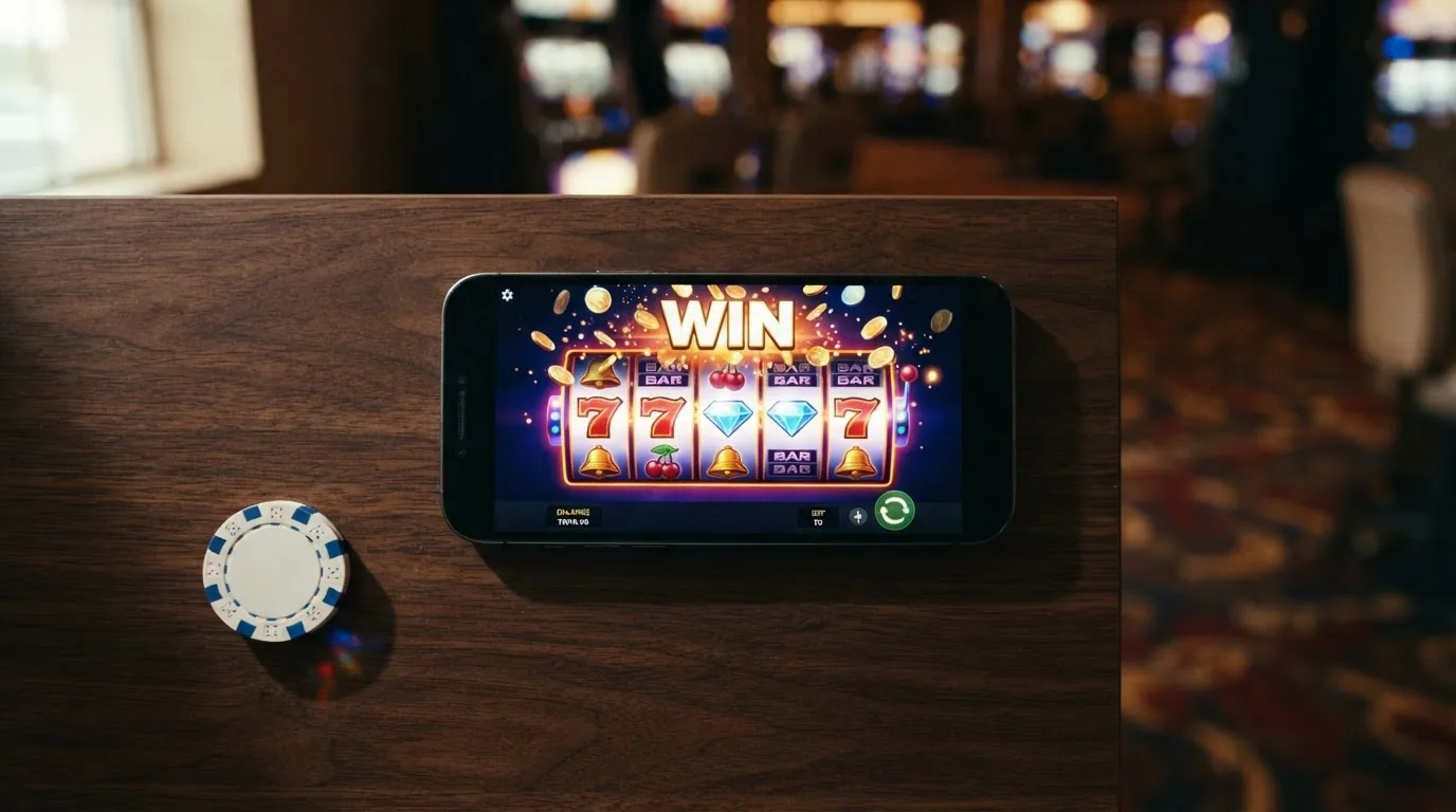 Pantalla de la tragaperras Starburst de NetEnt con los rodillos en movimiento y el panel de apuesta visible